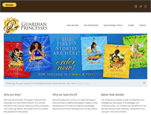 Tablet Screenshot of guardianprincesses.com